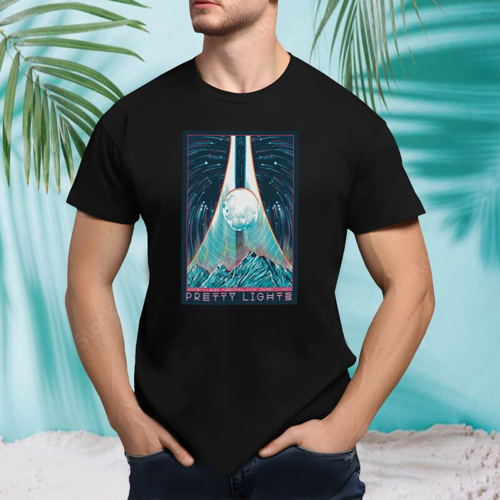 Pretty lights tour Mission Ballroom denver CO show august 6 2023 art poster design t-shirt