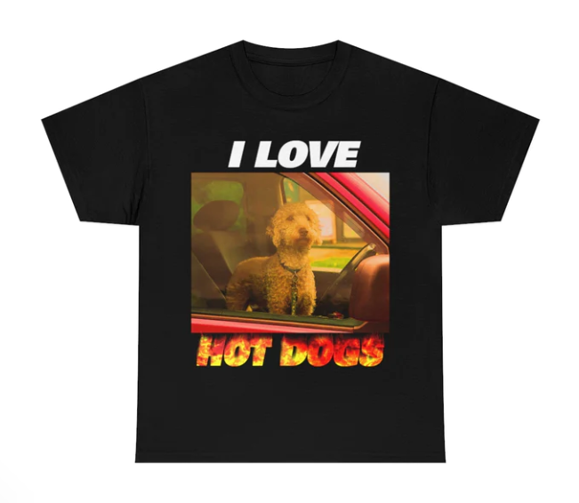 I Love Hot Dogs shirt