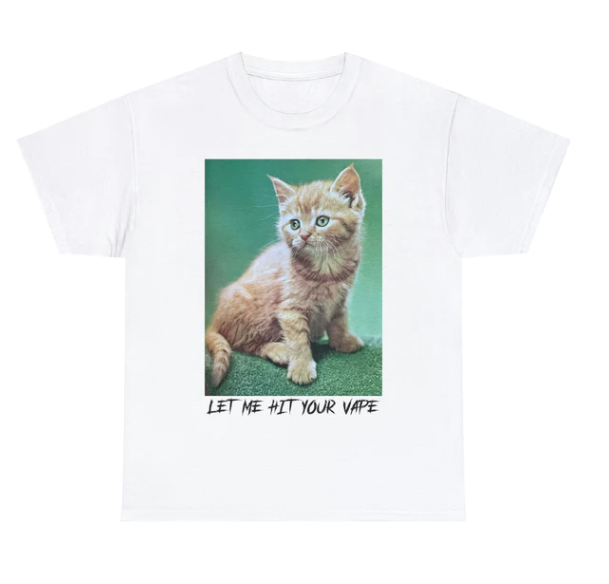 Let Me Hit Your Vape Cat shirt