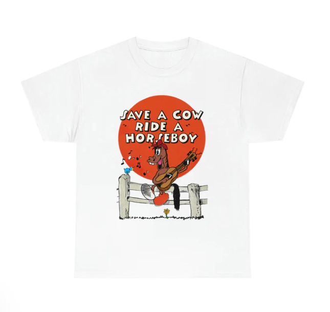 Save A Cow Ride A Horseboy shirt