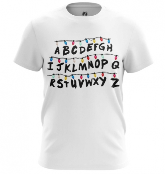 Stranger Things Alphabet shirt