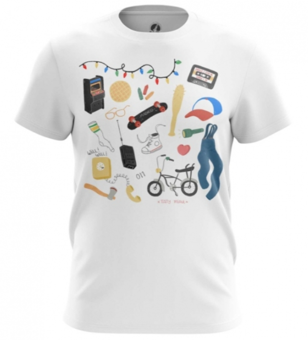 Stranger things pattern shirt