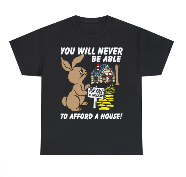 You Will Never Be Able To Afford A House shirt