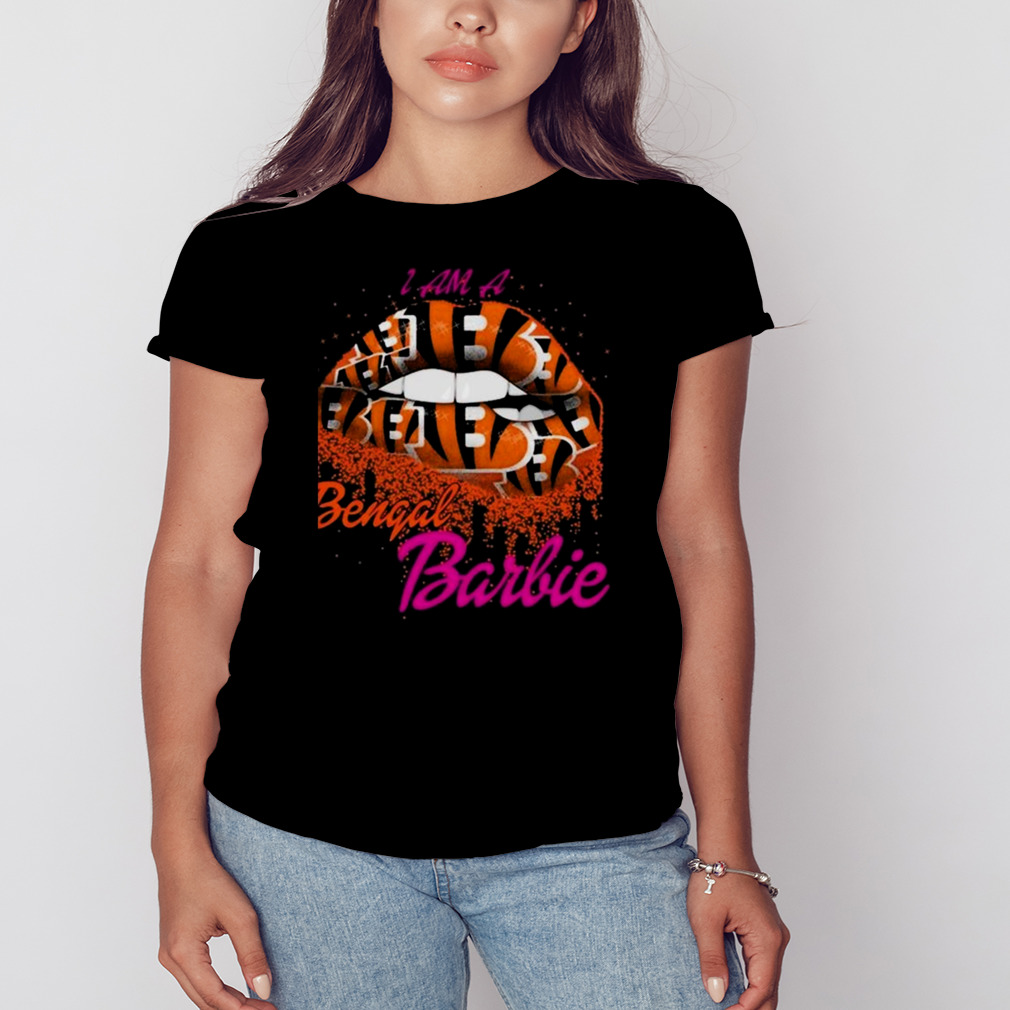 Lips Cincinnati Bengals Barbie 2023 Shirt