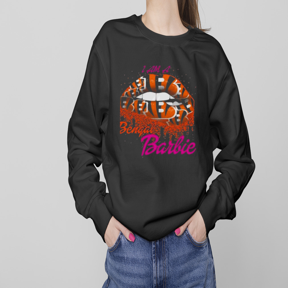 Lip Cincinnati Bengals I Am A Bengal Barbie Shirt, hoodie, sweater