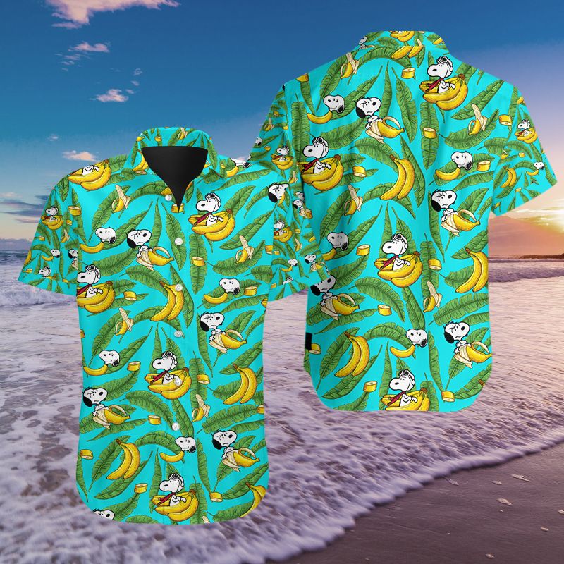 3D All Over Printed Snoopy Vth-Ht Hawaiian Shirts Ver 1 (Green)