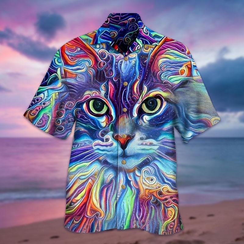 3D Cat Hawaiian Shirt For Men _amp Women Adult Hw3722