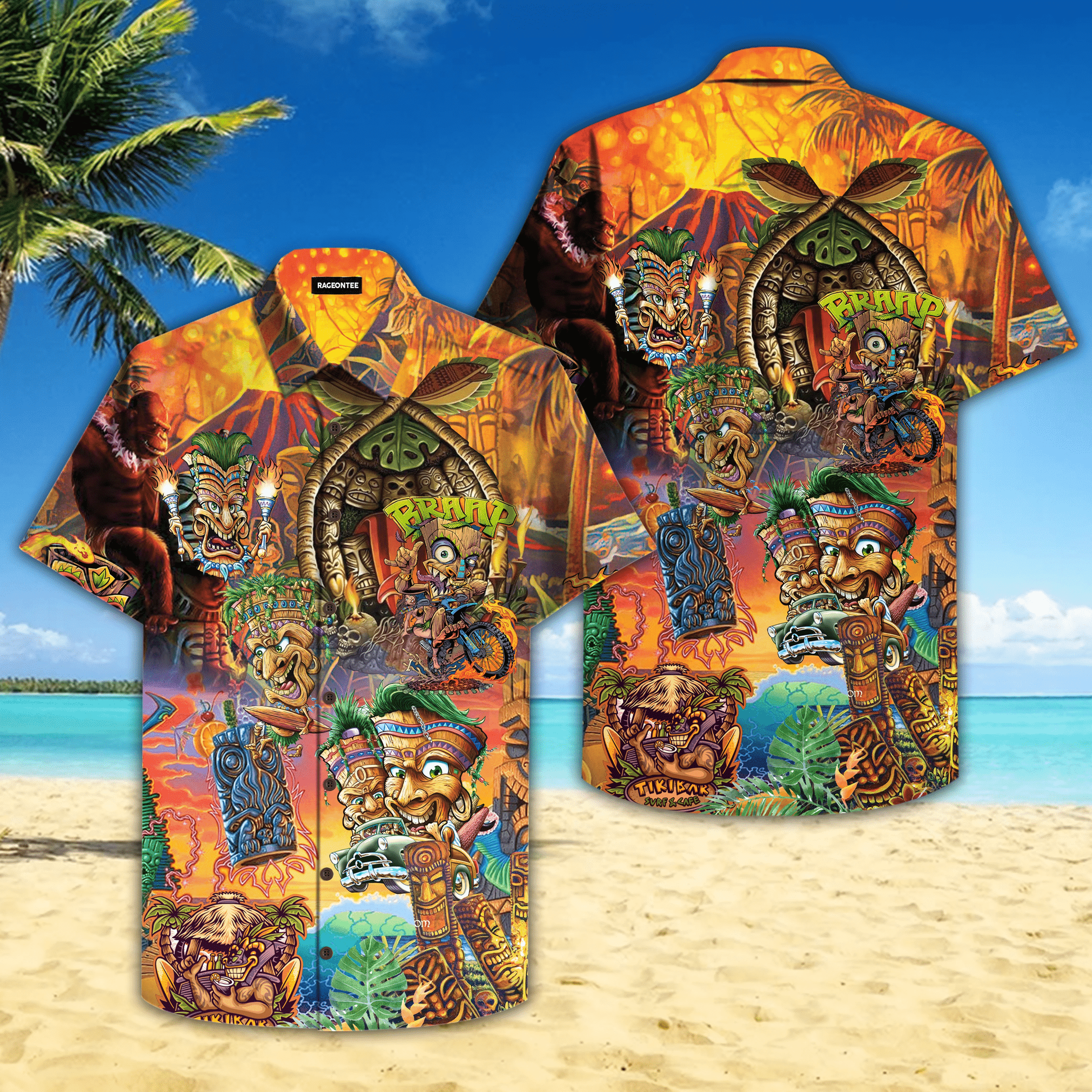 Aloha Tiki Funny Hawaiian Shirt Unisex Adult Hw4661
