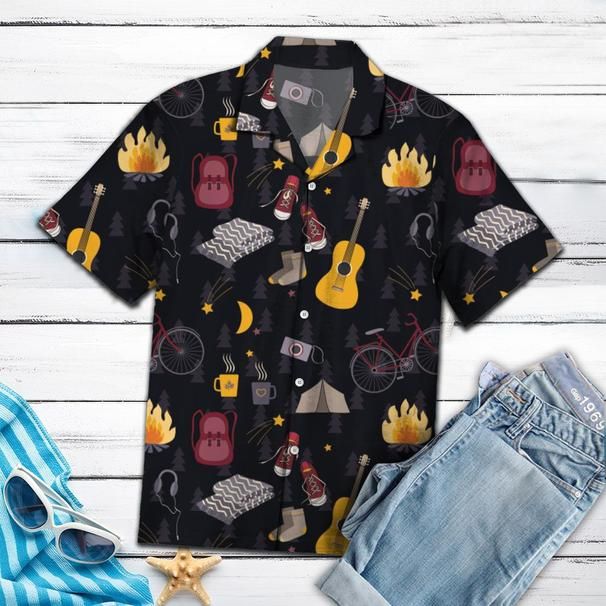 Amazing Camping Hawaiian Shirt  Unisex  Adult  Hw5059