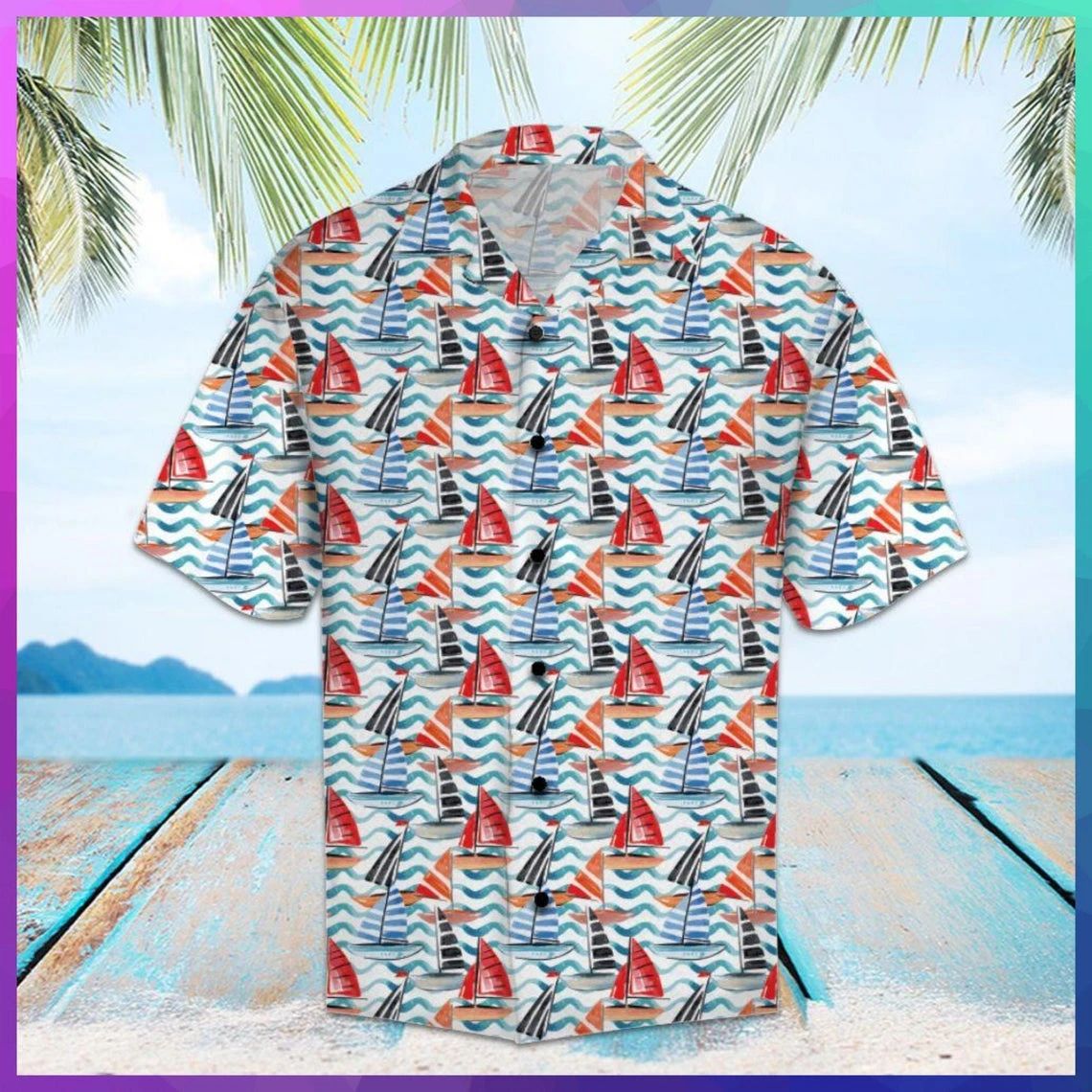 Amazing Sailing Hawaiian Shirt  Unisex  Adult  Hw5152