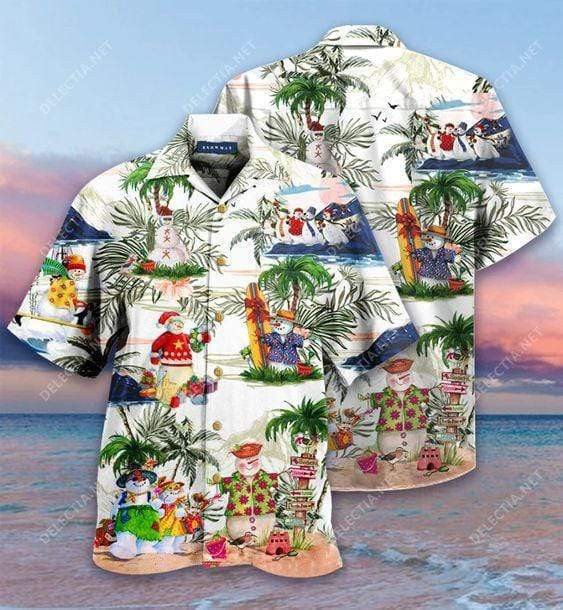 Amazing Snowman Hawaiian Shirt  Unisex  Adult  Hw1772