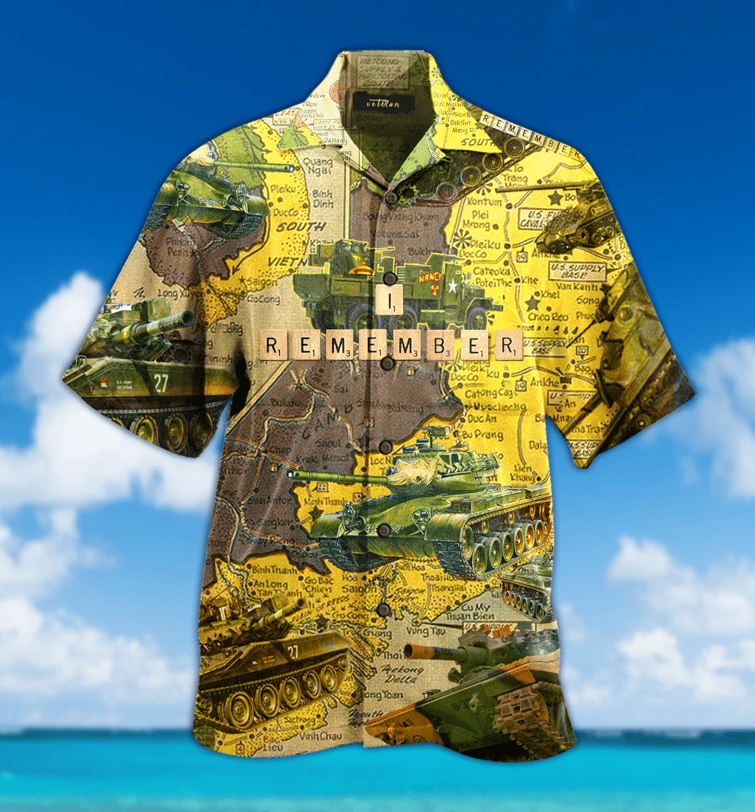 Amazing Tank Veteran Hawaiian Shirt  Unisex  Adult  Hw1623
