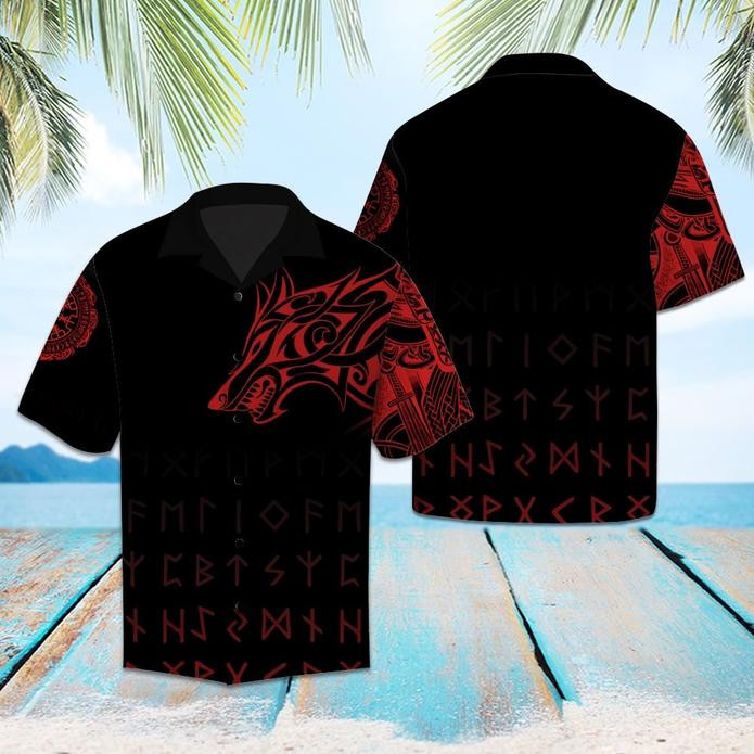 Amazing Viking Wolf Hawaiian Shirt Unisex Adult Hw5949