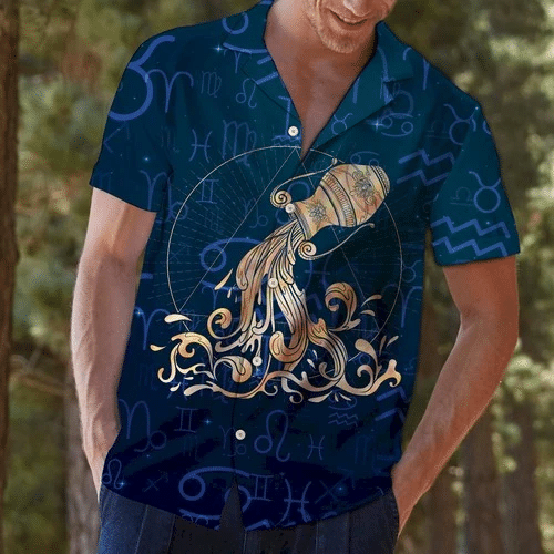 Aquarius Zodiac Hawaiian Shirt Unisex Adult Hw5804