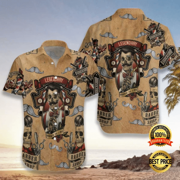 Barber Shop Barber Til I Dye Hawaiian Shirt  Unisex  Adult  Hw5965