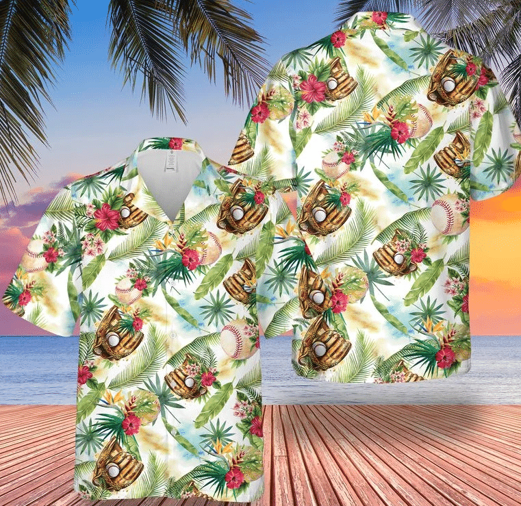 Baseball Tropical Hawaiian Shirt Unisex Adult Hw5928