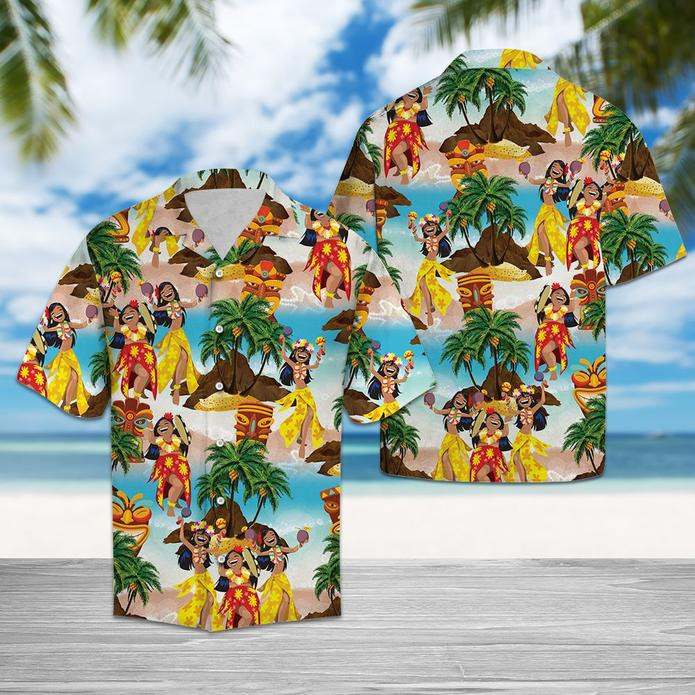 Beach Girl Hawaiian Shirt  Unisex  Adult  Hw5767