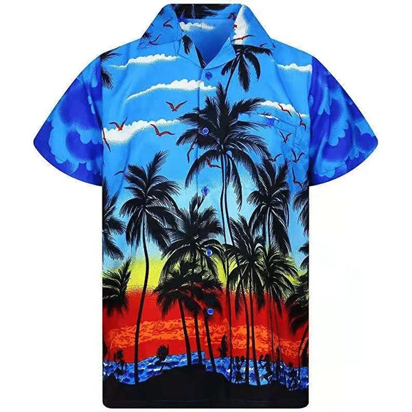 Beach Palm Vacation Party Aloha Hawaiian Shirt Unisex Adult Hw5187