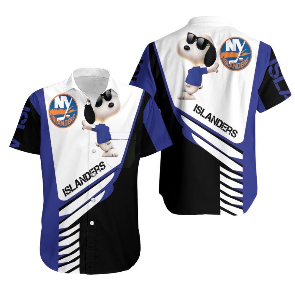 Beach Shirt New York Islanders Snoopy For Lover Hoodie Hawaiian Shirt