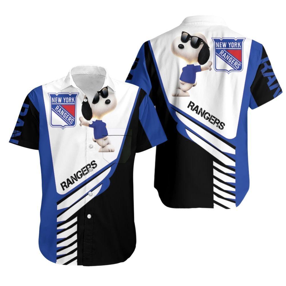 Beach Shirt New York Rangers Snoopy For Lover Hoodie Hawaiian Shirt