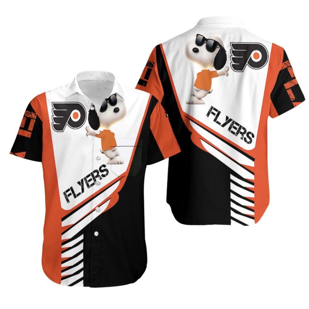 Beach Shirt Philadelphia Flyers Snoopy For Lover Hoodie Hawaiian Shirt