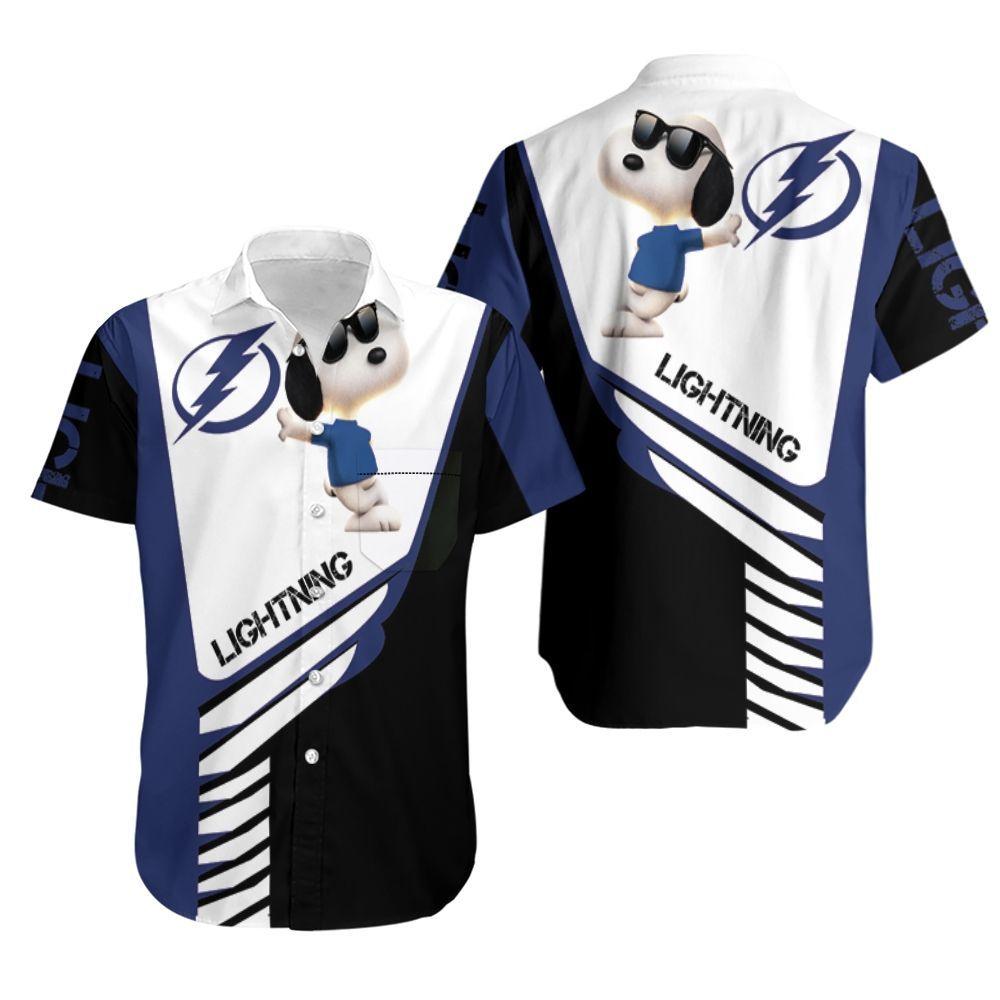 Beach Shirt Tampa Bay Lightning Snoopy For Lover Hoodie Hawaiian Shirt