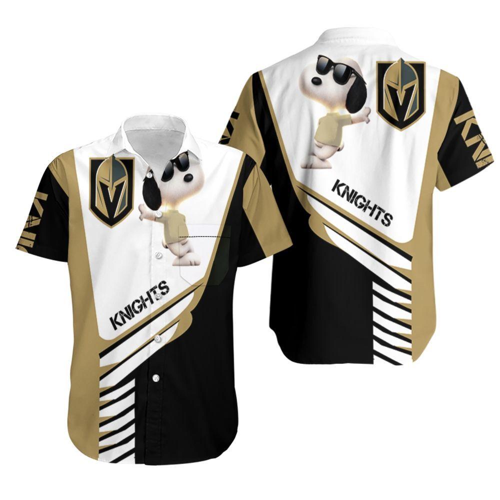 Beach Shirt Vegas Golden Knights Snoopy For Lover Hoodie Hawaiian Shirt