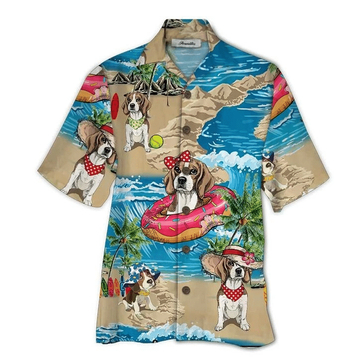 Beagle Hawaiian Shirt Unisex Adult Hw5754