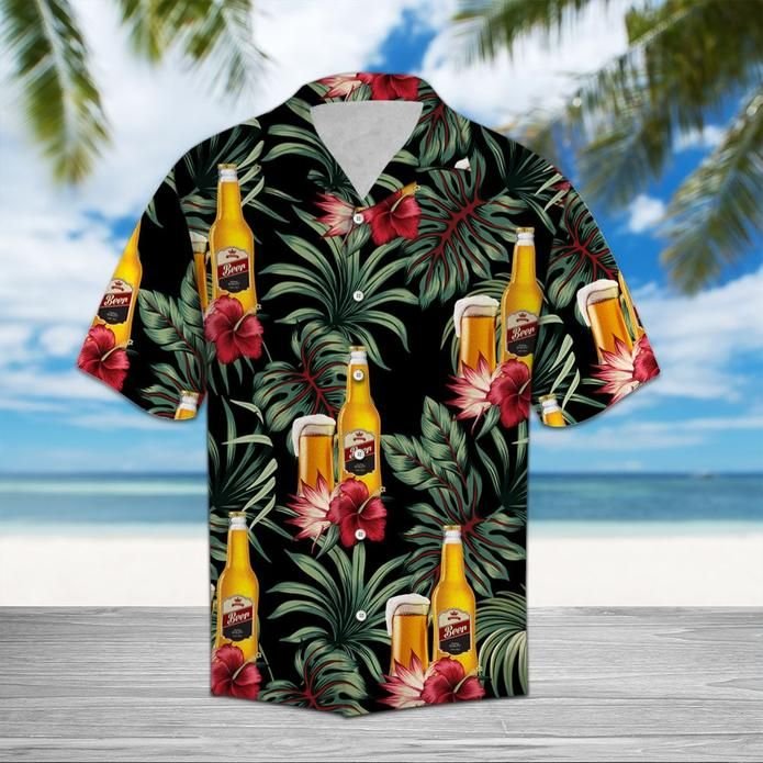 Beer Tropical Hawaiian Shirt Unisex Adult Hw5398