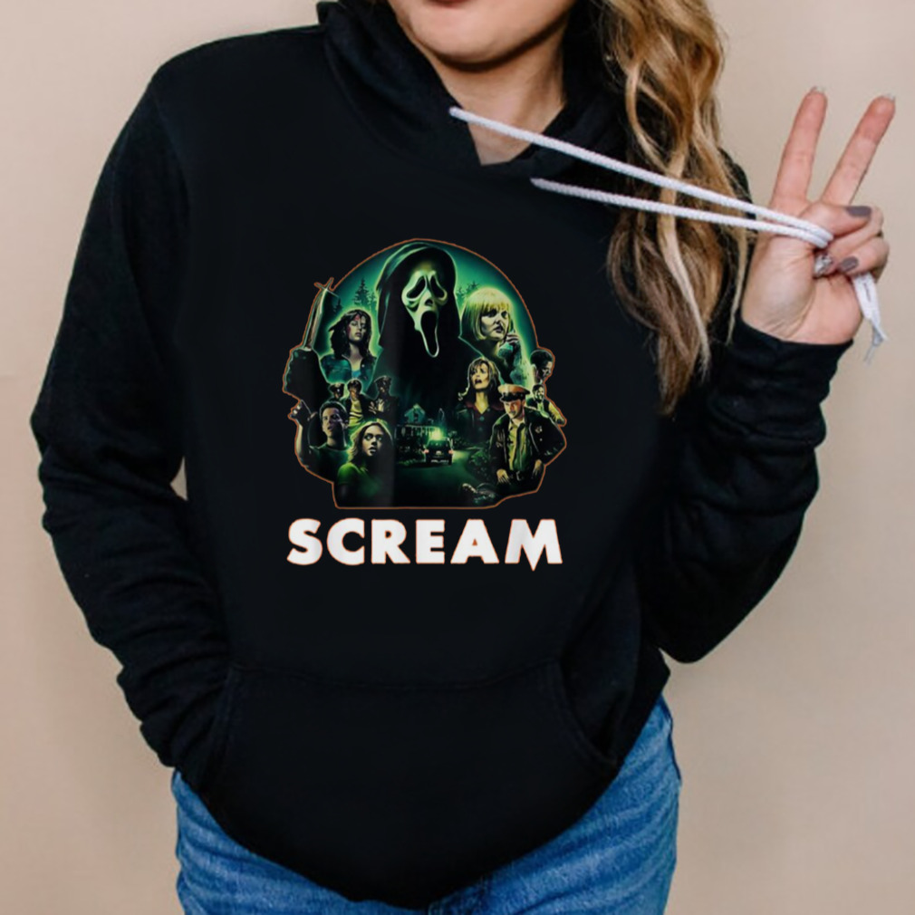 Scream Ghostface Creepy 80s Horror Movie Halloween shirt - Trend Tee ...