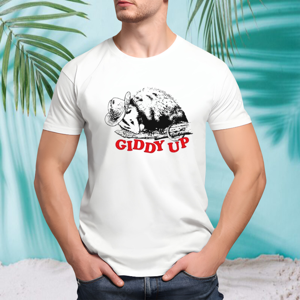 Giddy Up Opossum T-shirt