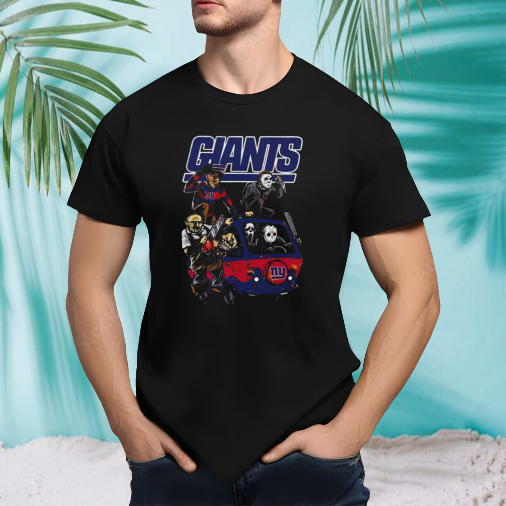 Horror Movies Characters New York Giants Football Halloween 2023 shirt