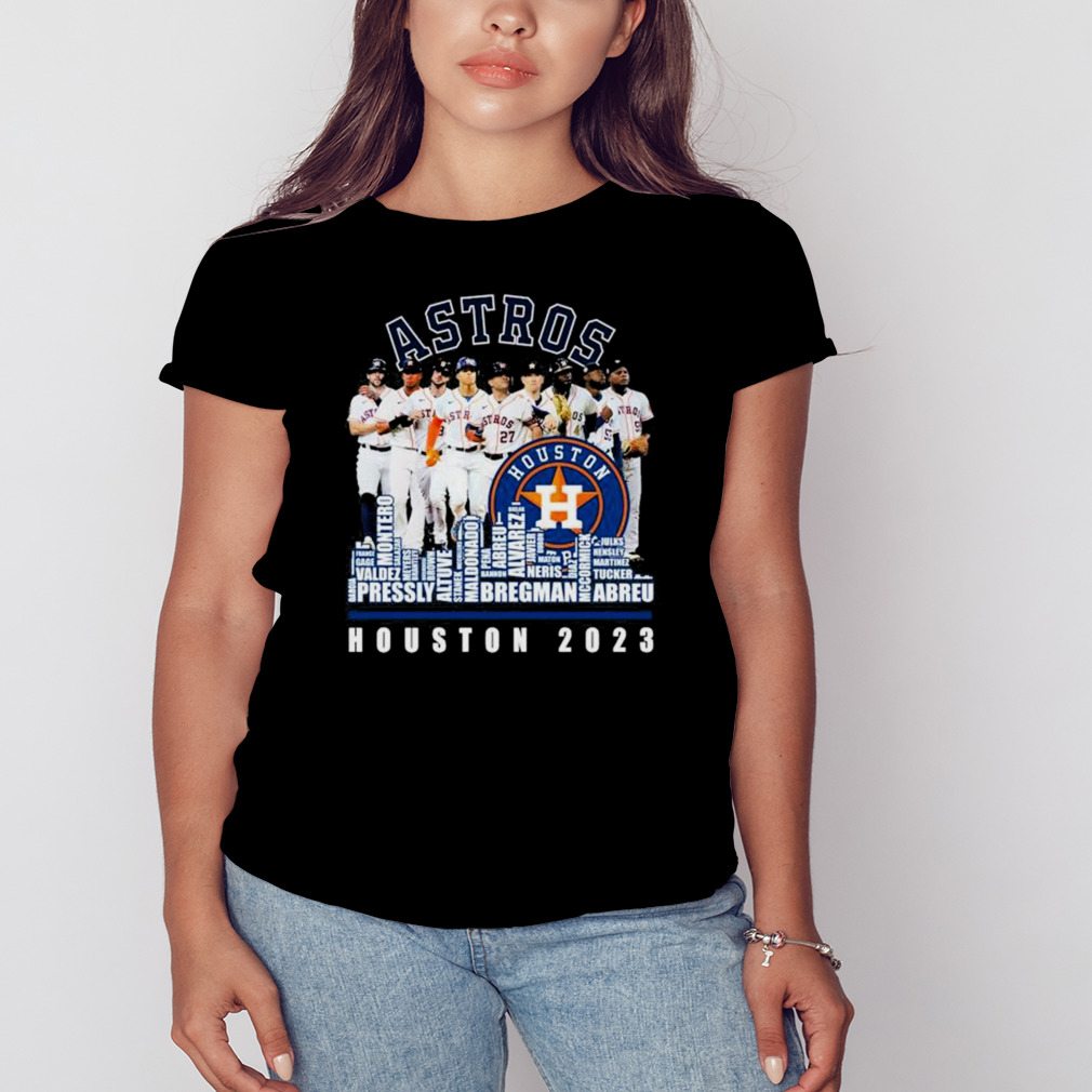 Women's Houston Skyline Astros Baseball Shirt