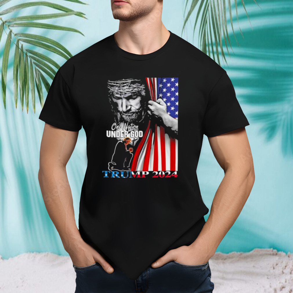 One nation under god Donald Trump 2024 strong America shirt