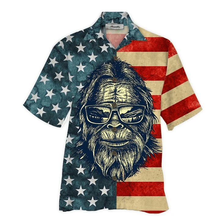 Big Foot Hawaiian Shirt  Unisex  Adult  Hw5698