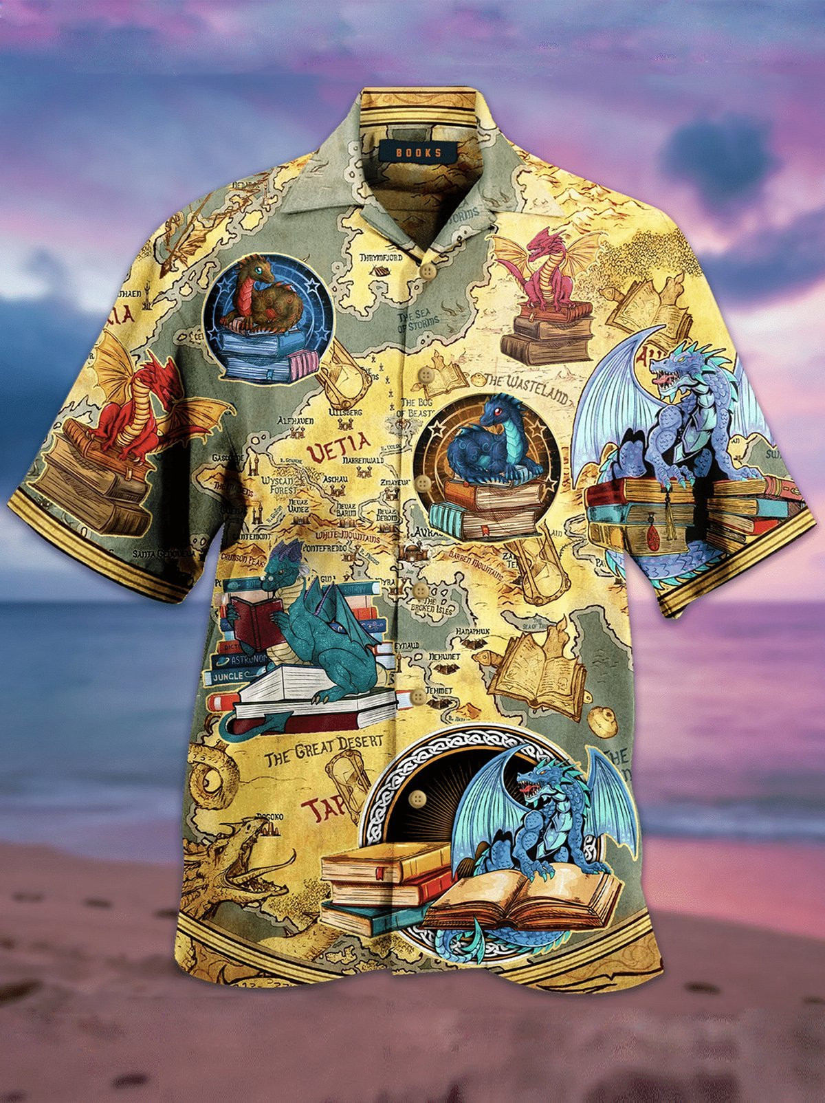 Books Hawaiian Shirt  Unisex  Adult  Hw4061