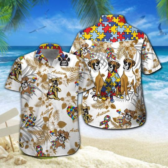 Boxer - Autism GLC200 Hawaiian Shirt