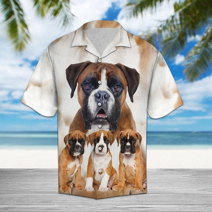 Bulldog Great Hawaiian Shirt  Unisex  Adult  Hw5438
