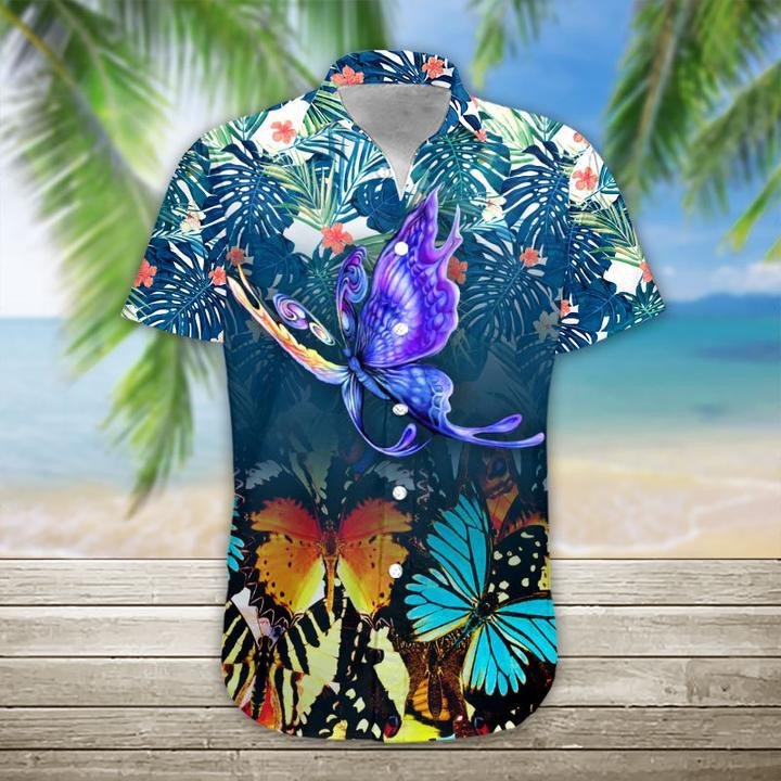 Butterfly Hawaiian Shirt Unisex Adult Hw1187