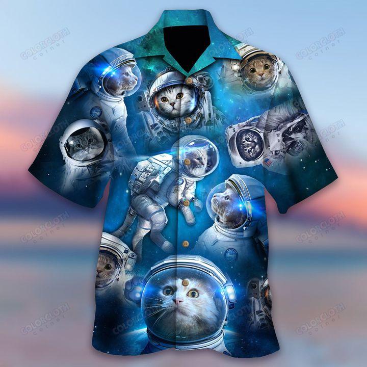 Cat Astronaut Hawaiian Shirt For Men _amp Women Adult Hw5159