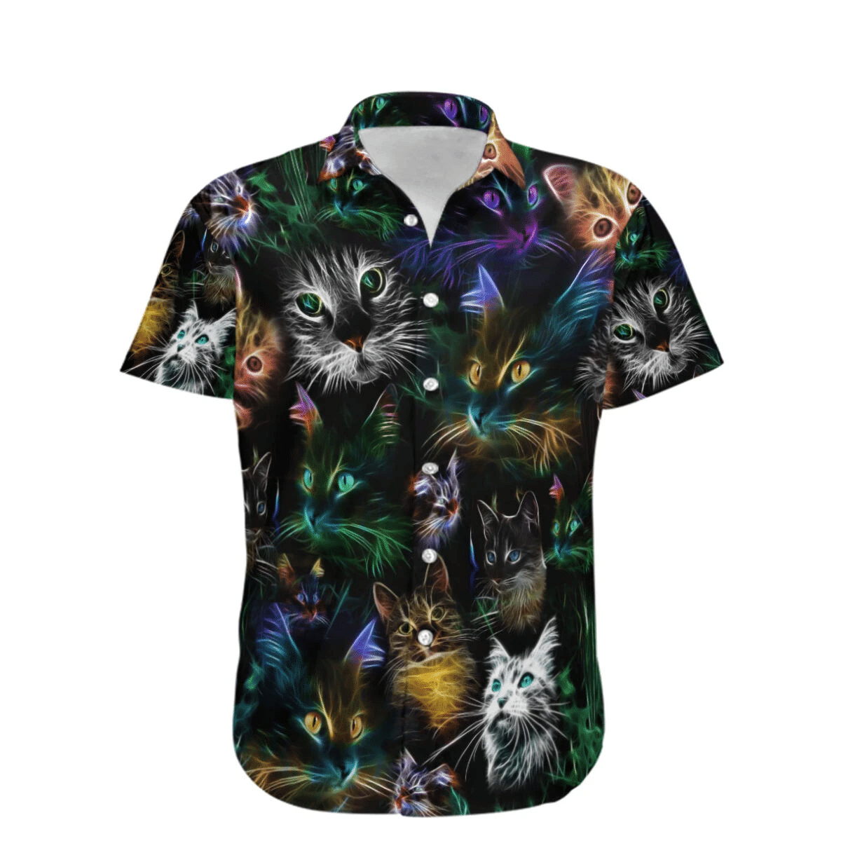 Cat Hair Dont Care Hawaiian Shirt Unisex Adult Hw5210