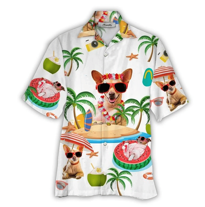 Chihuahua Hawaiian Shirt Unisex Adult Hw5738