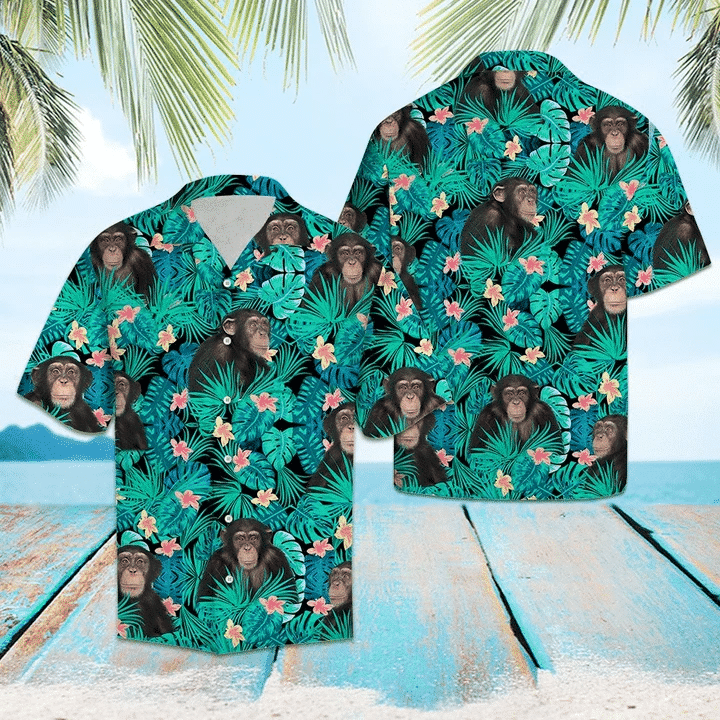 Chimpanzee Hawaiian Shirt Unisex Adult Hw5016