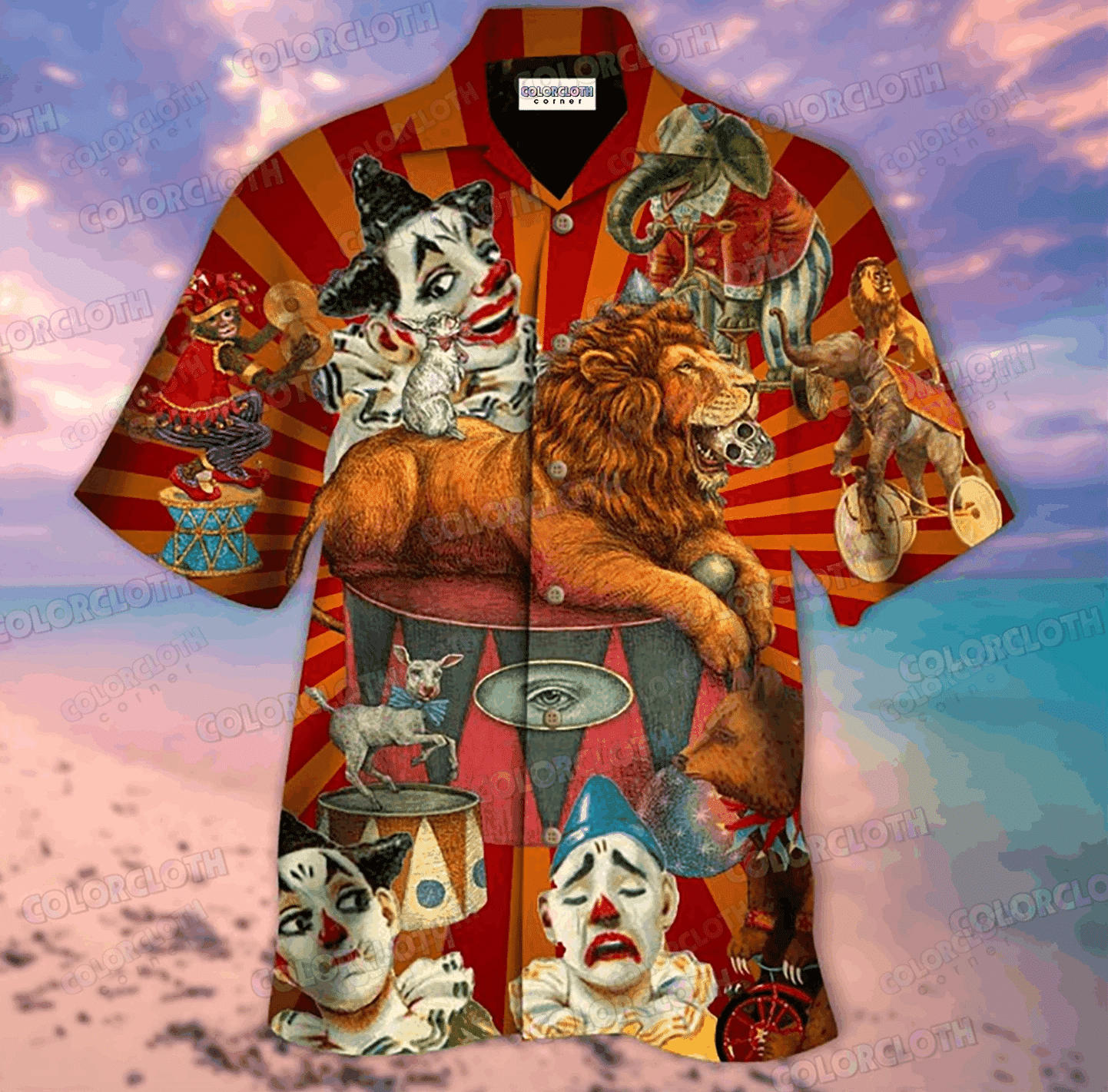 Circus And Clown Hawaiian Shirt Ty014003