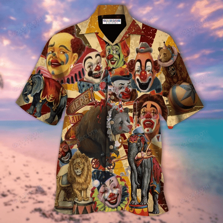 Clown Hawaiian Shirt Unisex Adult Hw5129