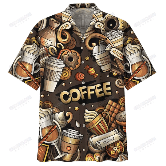 Coffee Hawaiian Shirt Ty186007