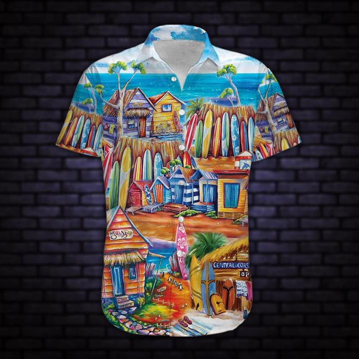 Colorful Surfboard Hawaiian Shirt Unisex Adult Hw5285