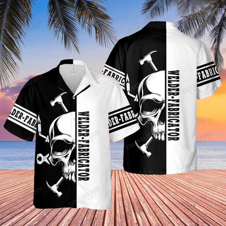 Cool Welder Fabrication Hawaiian Shirt Tv100776