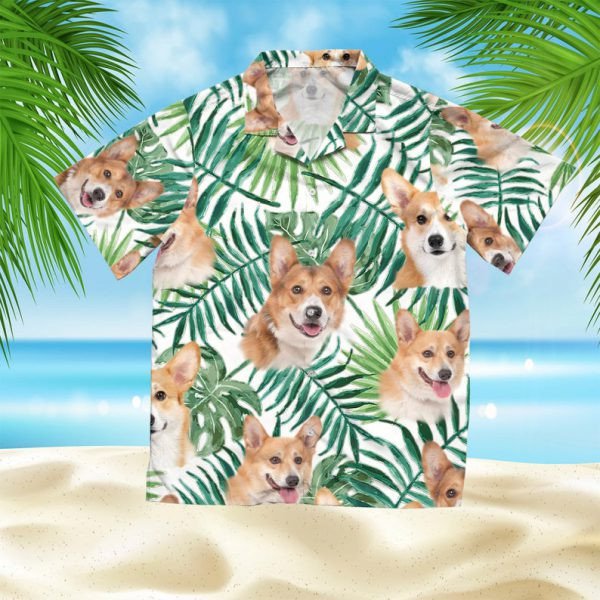 Corgi Hawaiian Shirt  Unisex  Adult  Hw4466
