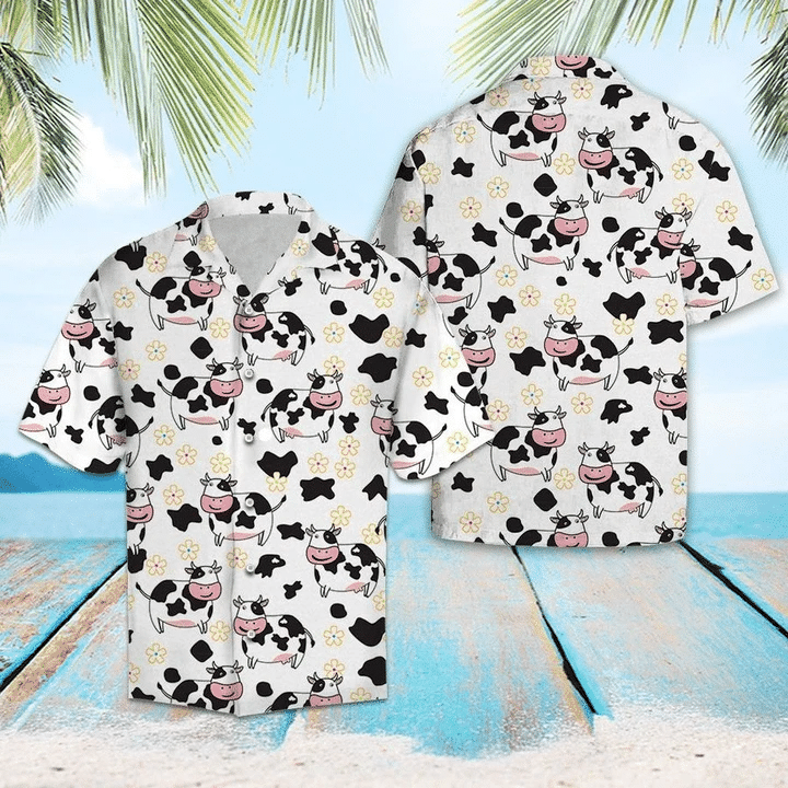Cow Chemise Hawaiian Shirt  Unisex  Adult  Hw2904